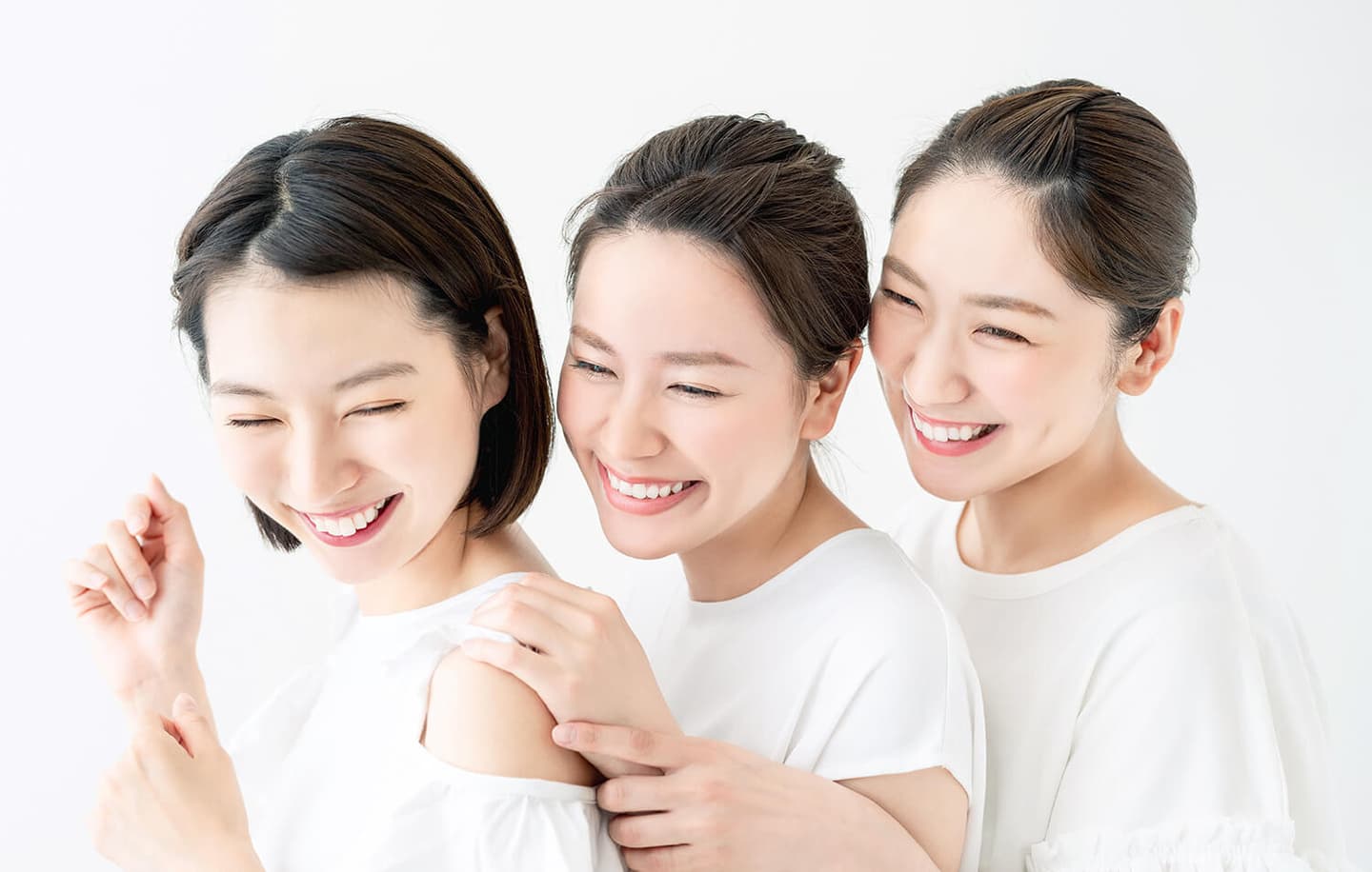 笑顔の女性達